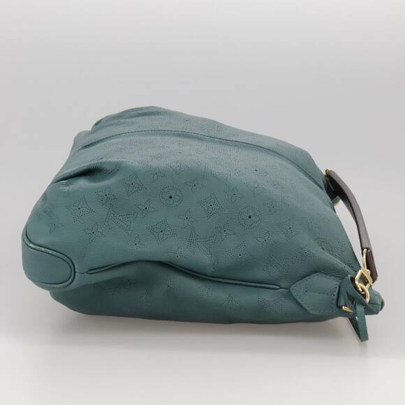 LOUIS VUITTON Mahina Selene MM Shoulder Bag Leather Blue Lagon M93986 - Picture 4 of 16